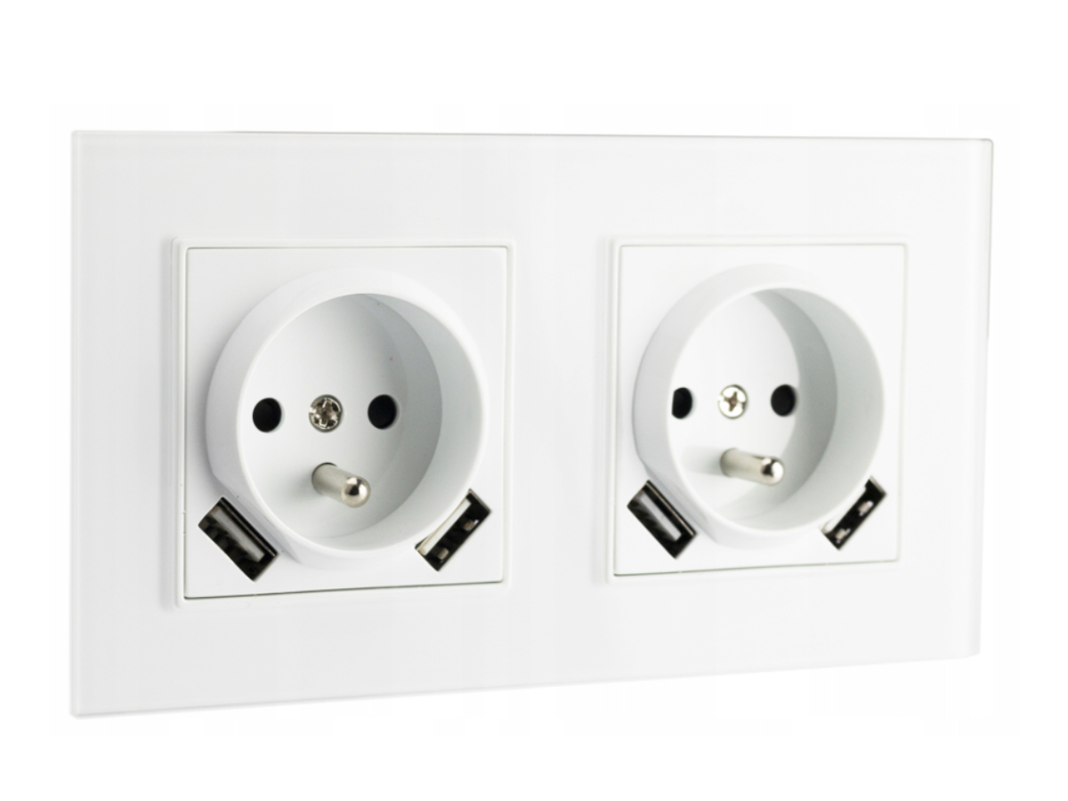 2x Gniazdo Pojedyncze